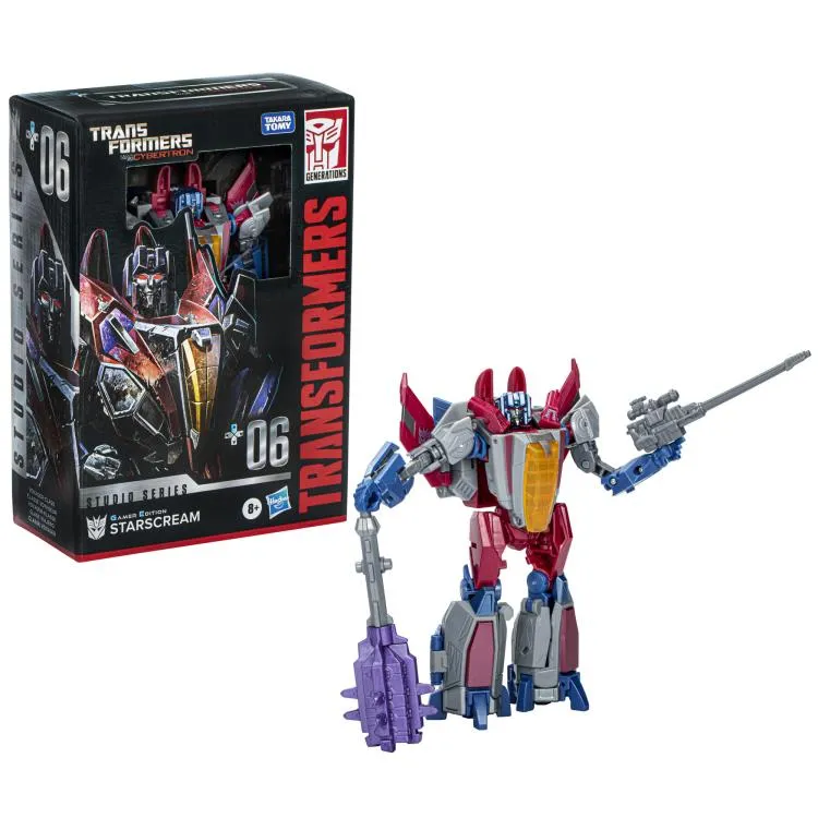 Voyager Class 06 Starscream Gamer Edition | Transformers Generations War for Cybertron