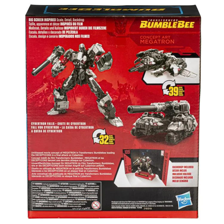 109 Concept Art Megatron Leader Class | Transformers Studio Series | Transformers: Bumblebee