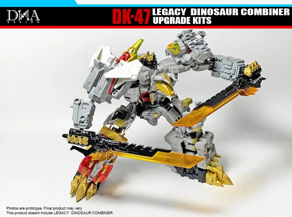 DK-47 Upgrade Kit for Transformers Legacy Dinosaur Combiner Figures | Dna Design | Upgrade Kit