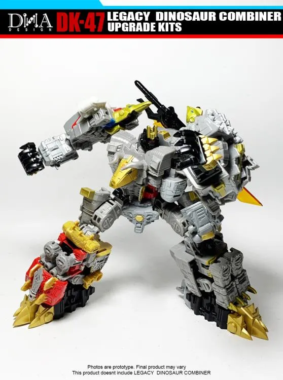 DK-47 Upgrade Kit for Transformers Legacy Dinosaur Combiner Figures | Dna Design | Upgrade Kit