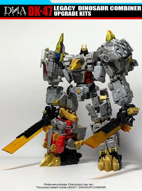 DK-47 Upgrade Kit for Transformers Legacy Dinosaur Combiner Figures | Dna Design | Upgrade Kit