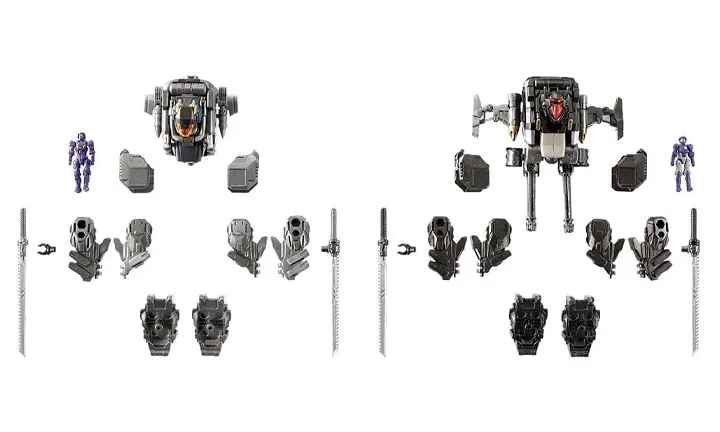 TM-23 Tactical Mover EX Core and Armament Wave 2 Set | Diaclone Reboot