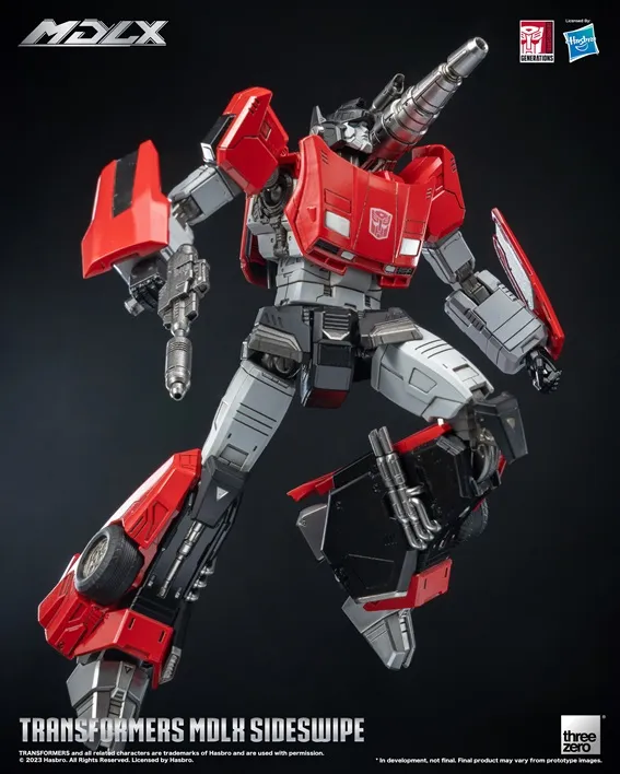 Sideswipe MDLX Scale Collectible Figure | Transformers | Threezero