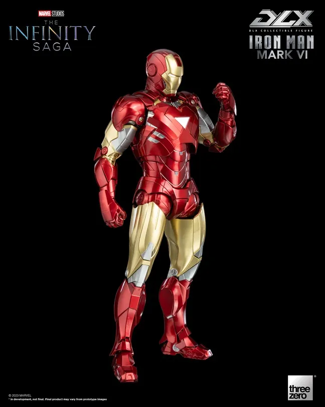 Iron Man Mark 6 DLX Collectible Figure | Threezero Avengers: Infinity Saga DLX