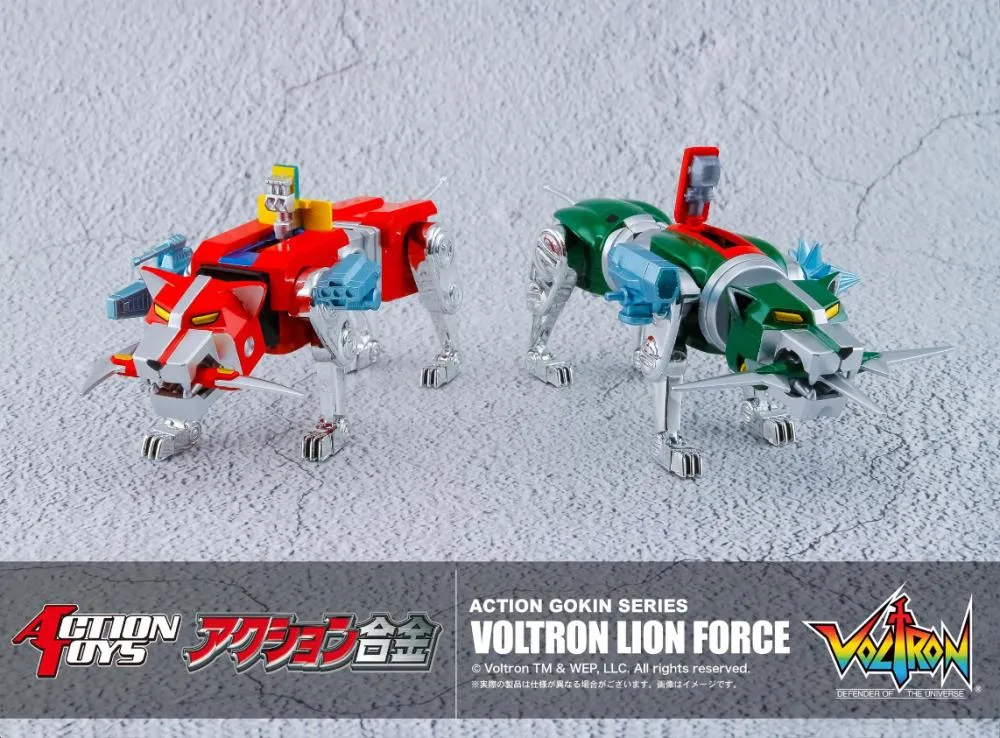 Voltron Lion Force Action Gokin | Voltron: Defender of the Universe | Action Toys