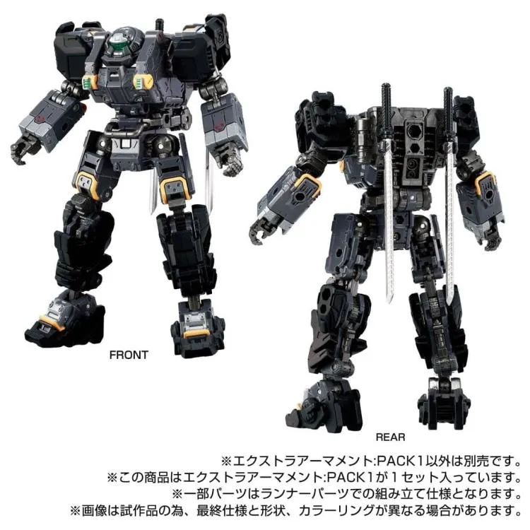 TM-25 Tactical Mover Extra Armament Set | Diaclone Reboot