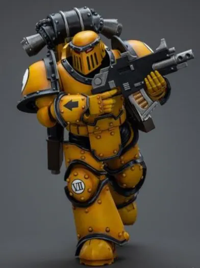Imperial Fists Legion MkIII Tactical Squad Legionary with Bolter 1/18 Scale | Warhammer 40K: The Horus Heresy | Joy Toy