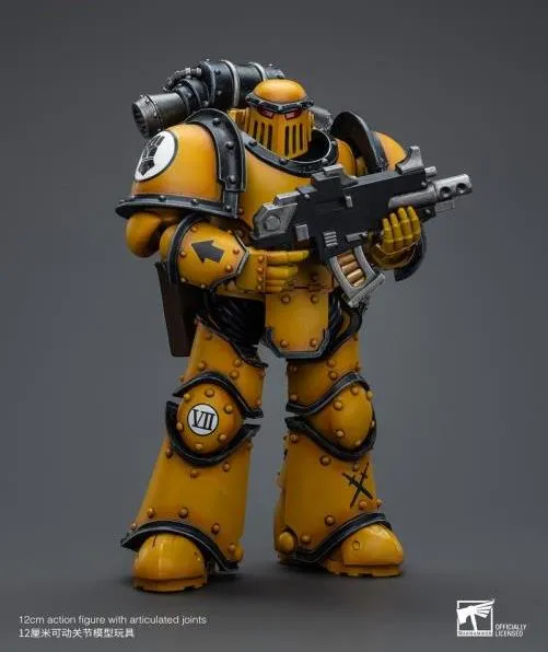 Imperial Fists Legion MkIII Tactical Squad Legionary with Bolter 1/18 Scale | Warhammer 40K: The Horus Heresy | Joy Toy
