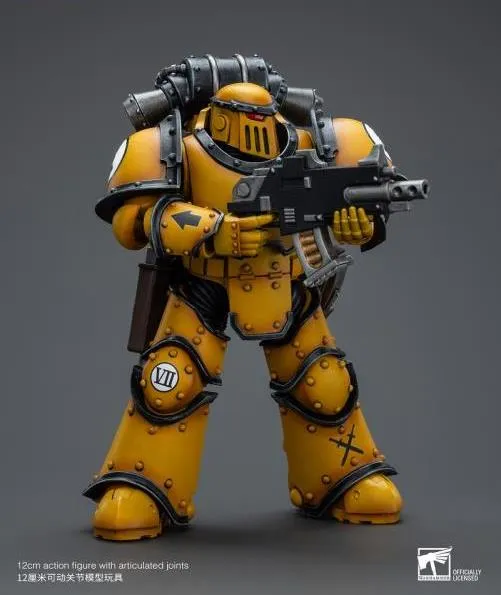 Imperial Fists Legion MkIII Tactical Squad Legionary with Bolter 1/18 Scale | Warhammer 40K: The Horus Heresy | Joy Toy
