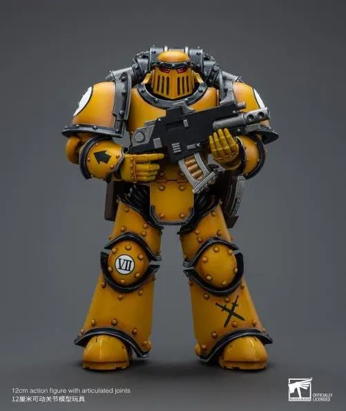 Imperial Fists Legion MkIII Tactical Squad Legionary with Bolter 1/18 Scale | Warhammer 40K: The Horus Heresy | Joy Toy
