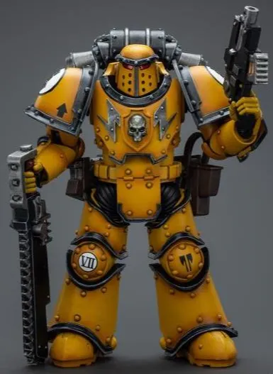 Imperial Fists Legion MkIII Despoiler Squad Legion Despoiler with Chainsword 1/18 Scale | Warhammer 40K: The Horus Heresy | Joy Toy