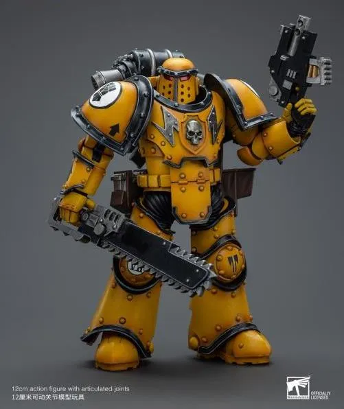 Imperial Fists Legion MkIII Despoiler Squad Legion Despoiler with Chainsword 1/18 Scale | Warhammer 40K: The Horus Heresy | Joy Toy