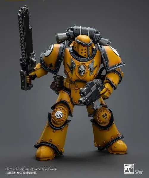 Imperial Fists Legion MkIII Despoiler Squad Legion Despoiler with Chainsword 1/18 Scale | Warhammer 40K: The Horus Heresy | Joy Toy
