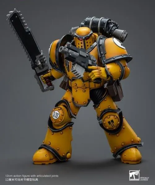Imperial Fists Legion MkIII Despoiler Squad Legion Despoiler with Chainsword 1/18 Scale | Warhammer 40K: The Horus Heresy | Joy Toy