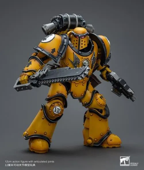 Imperial Fists Legion MkIII Despoiler Squad Legion Despoiler with Chainsword 1/18 Scale | Warhammer 40K: The Horus Heresy | Joy Toy
