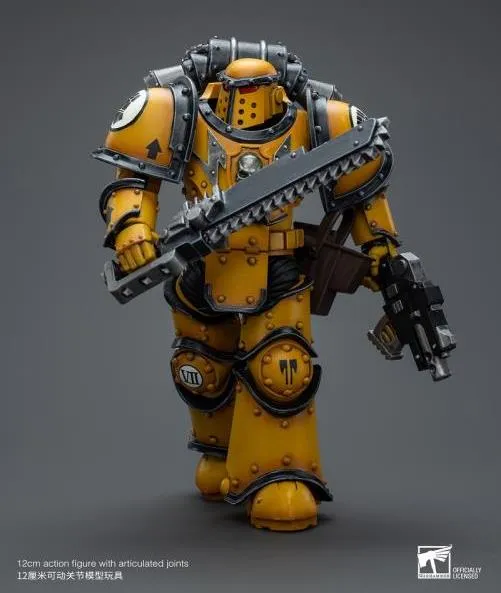 Imperial Fists Legion MkIII Despoiler Squad Legion Despoiler with Chainsword 1/18 Scale | Warhammer 40K: The Horus Heresy | Joy Toy
