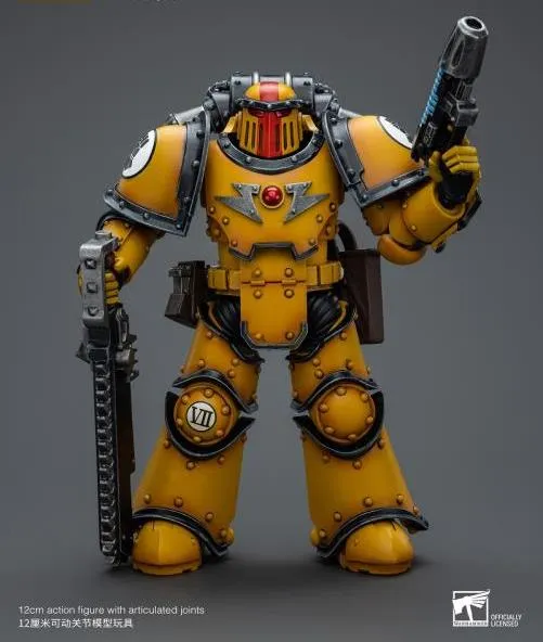 Imperial Fists Legion MkIII Despoiler Squad Sergeant with Plasma Pistol 1/18 Scale | Warhammer 40K: The Horus Heresy | Joy Toy