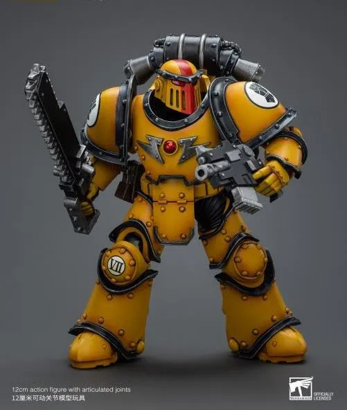 Imperial Fists Legion MkIII Despoiler Squad Sergeant with Plasma Pistol 1/18 Scale | Warhammer 40K: The Horus Heresy | Joy Toy