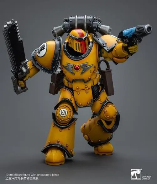 Imperial Fists Legion MkIII Despoiler Squad Sergeant with Plasma Pistol 1/18 Scale | Warhammer 40K: The Horus Heresy | Joy Toy