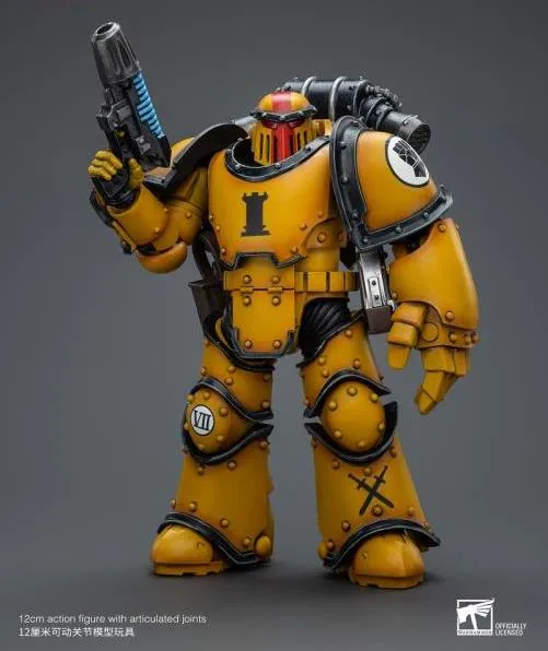 Imperial Fists Legion MkIII Tactical Squad Sergeant with Power Fist 1/18 Scale | Warhammer 40K: The Horus Heresy | Joy Toy