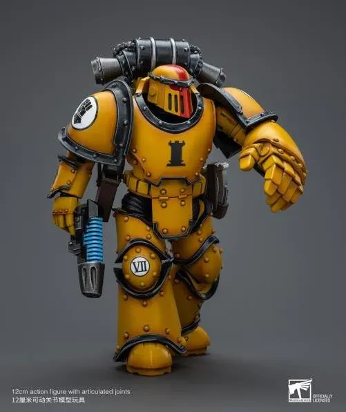 Imperial Fists Legion MkIII Tactical Squad Sergeant with Power Fist 1/18 Scale | Warhammer 40K: The Horus Heresy | Joy Toy