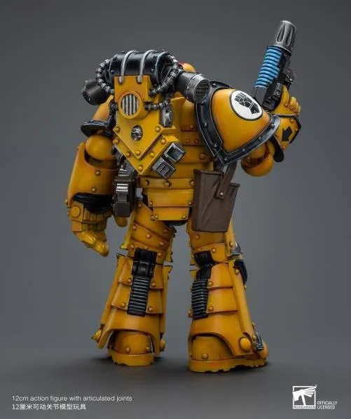 Imperial Fists Legion MkIII Tactical Squad Sergeant with Power Fist 1/18 Scale | Warhammer 40K: The Horus Heresy | Joy Toy