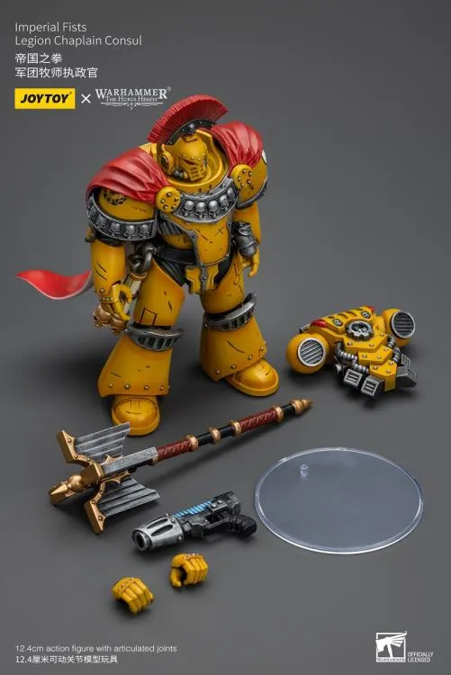 Imperial Fists Legion Chaplain Consul 1/18 Scale | Warhammer 40K: The Horus Heresy | Joy Toy