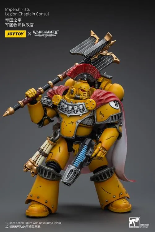 Imperial Fists Legion Chaplain Consul 1/18 Scale | Warhammer 40K: The Horus Heresy | Joy Toy