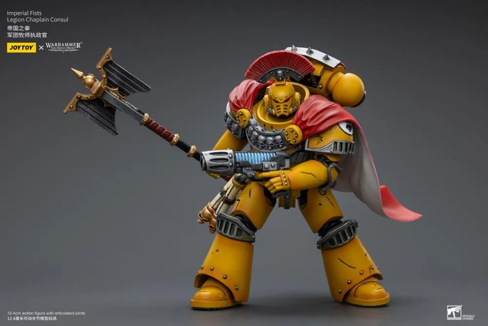 Imperial Fists Legion Chaplain Consul 1/18 Scale | Warhammer 40K: The Horus Heresy | Joy Toy