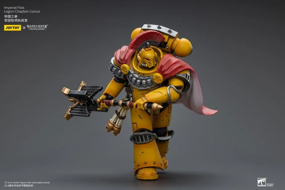 Imperial Fists Legion Chaplain Consul 1/18 Scale | Warhammer 40K: The Horus Heresy | Joy Toy