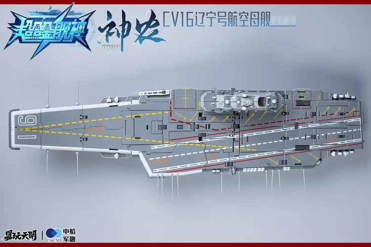 YW2301 CV-16 Type 001 Liaoning Aircraft Carrier Shennong  | TOYSEASY