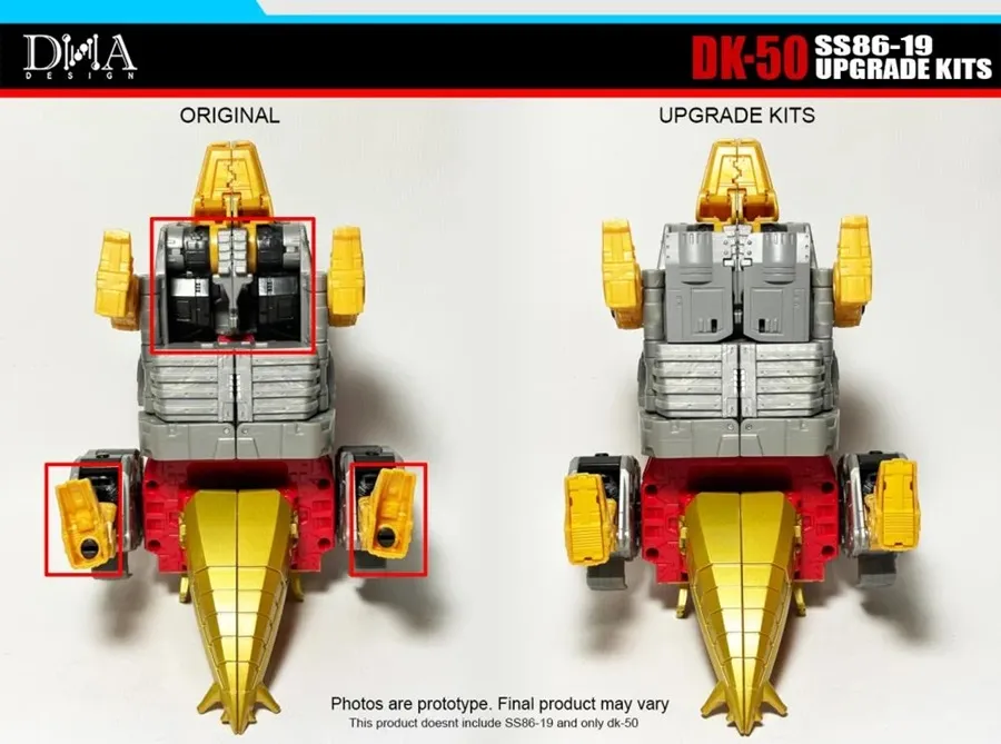 DK-50 Upgrade Kit for Transformers Studio Series 86-19 Leader Dinobot Snarl | Dna Design | Upgrade Kit