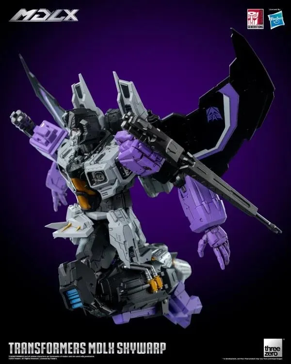 Skywarp MDLX Scale Collectible Figure | Transformers | Threezero