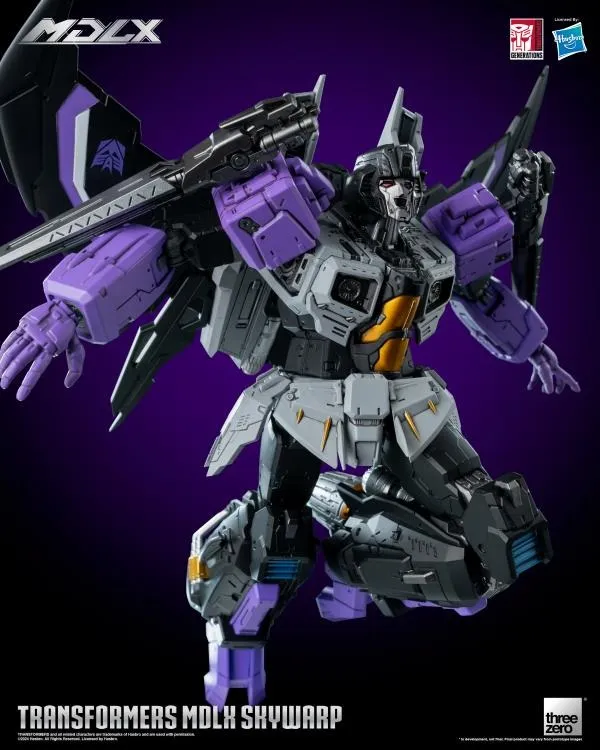Skywarp MDLX Scale Collectible Figure | Transformers | Threezero