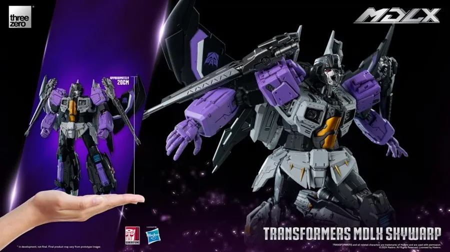 Skywarp MDLX Scale Collectible Figure | Transformers | Threezero