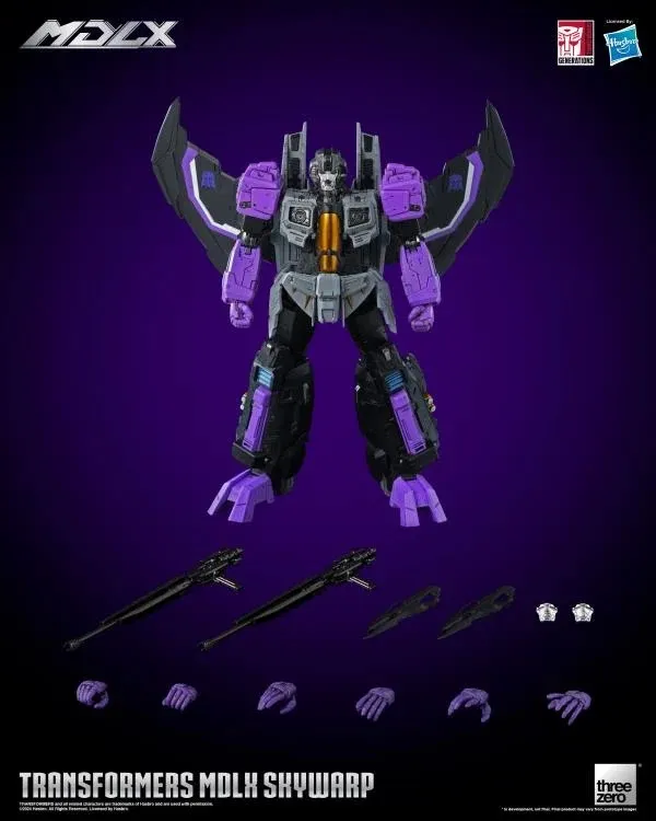 Skywarp MDLX Scale Collectible Figure | Transformers | Threezero