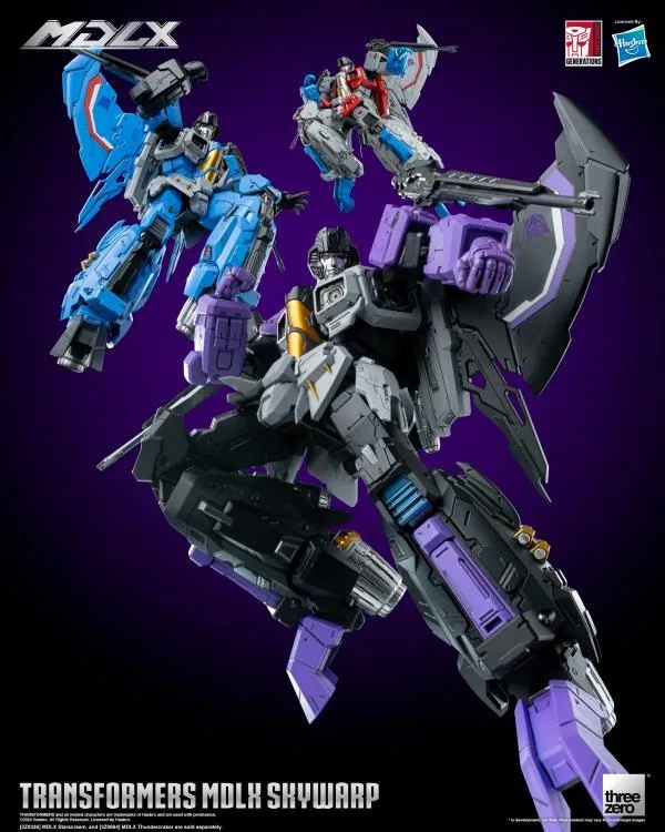 Skywarp MDLX Scale Collectible Figure | Transformers | Threezero