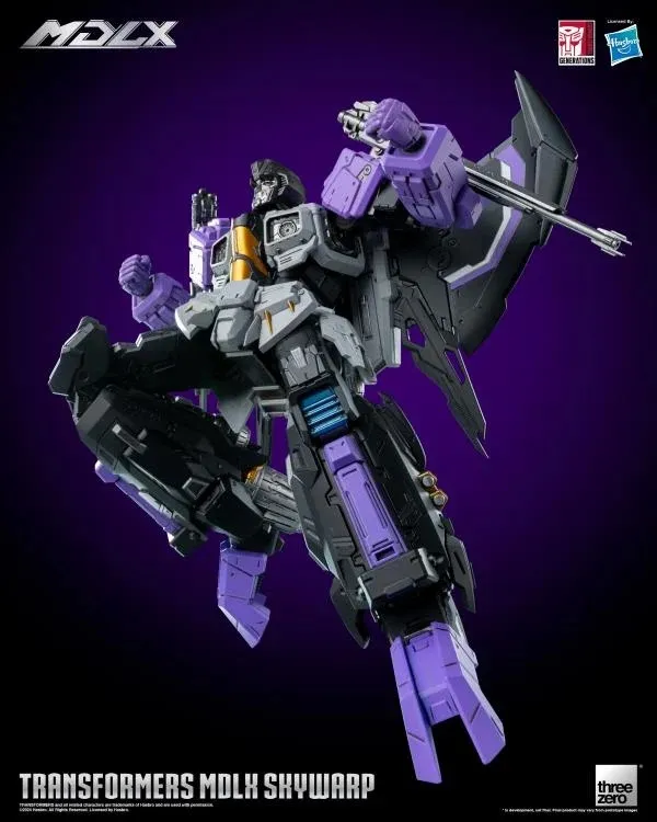 Skywarp MDLX Scale Collectible Figure | Transformers | Threezero