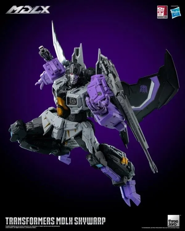 Skywarp MDLX Scale Collectible Figure | Transformers | Threezero