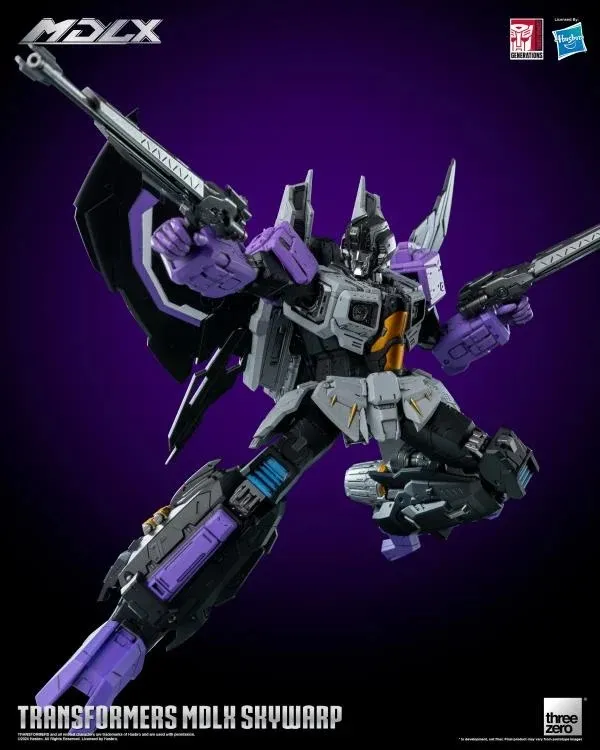 Skywarp MDLX Scale Collectible Figure | Transformers | Threezero