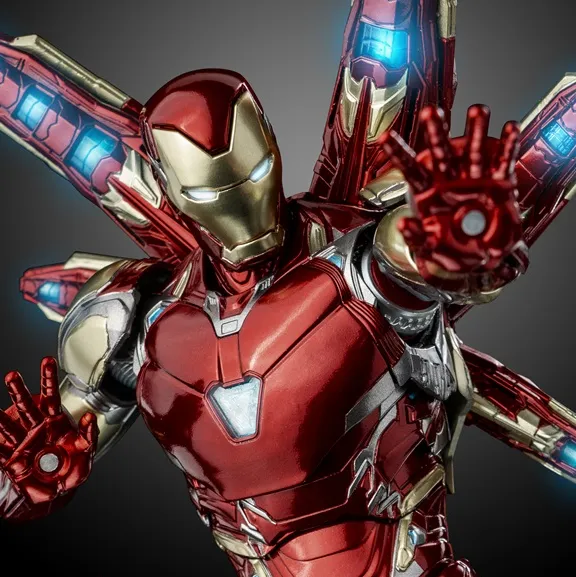 Iron Man Mark 85 DLX Collectible Figure | Marvel Avengers: Infinity Saga | threezero