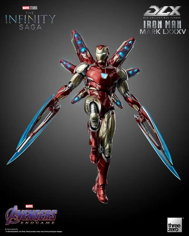 Iron Man Mark 85 DLX Collectible Figure | Marvel Avengers: Infinity Saga | threezero