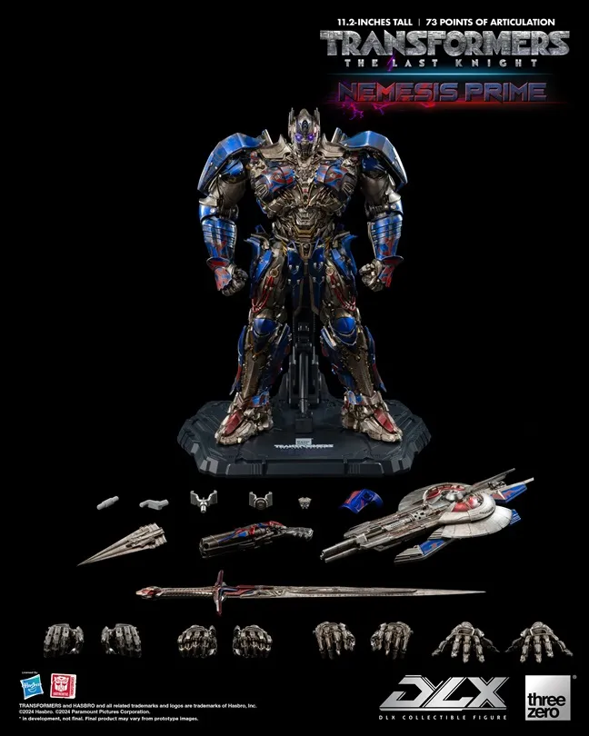 Nemesis Prime DLX Scale Collectible Figure | Transformers: The Last Knight | threezero