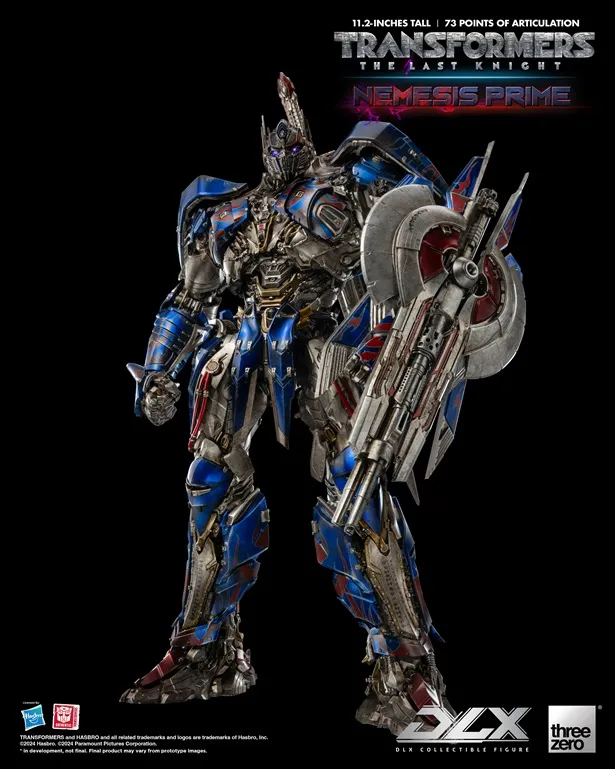 Nemesis Prime DLX Scale Collectible Figure | Transformers: The Last Knight | threezero
