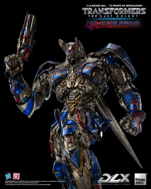 Nemesis Prime DLX Scale Collectible Figure | Transformers: The Last Knight | threezero
