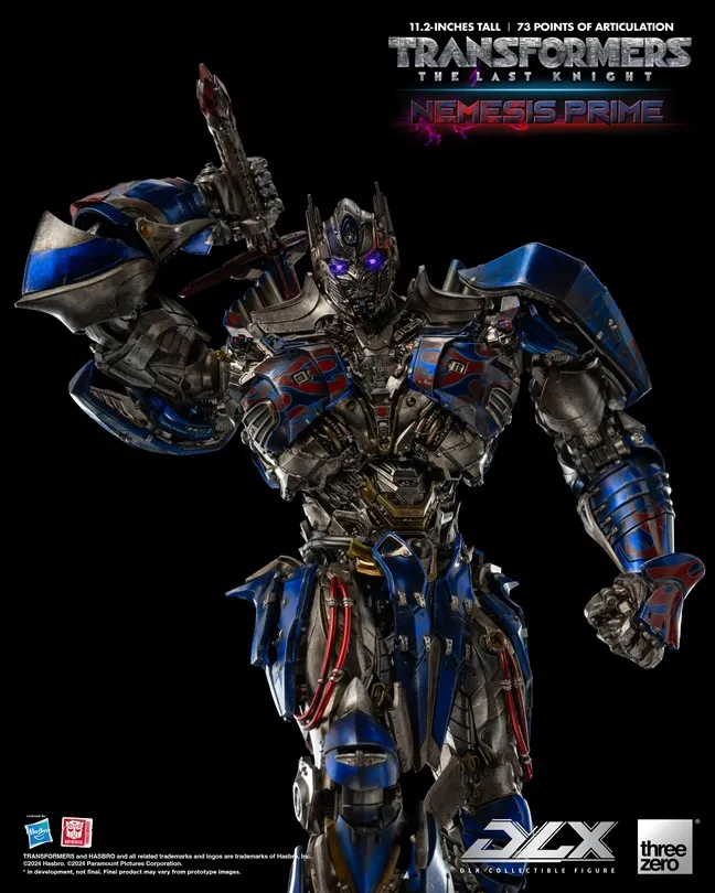 Nemesis Prime DLX Scale Collectible Figure | Transformers: The Last Knight | threezero
