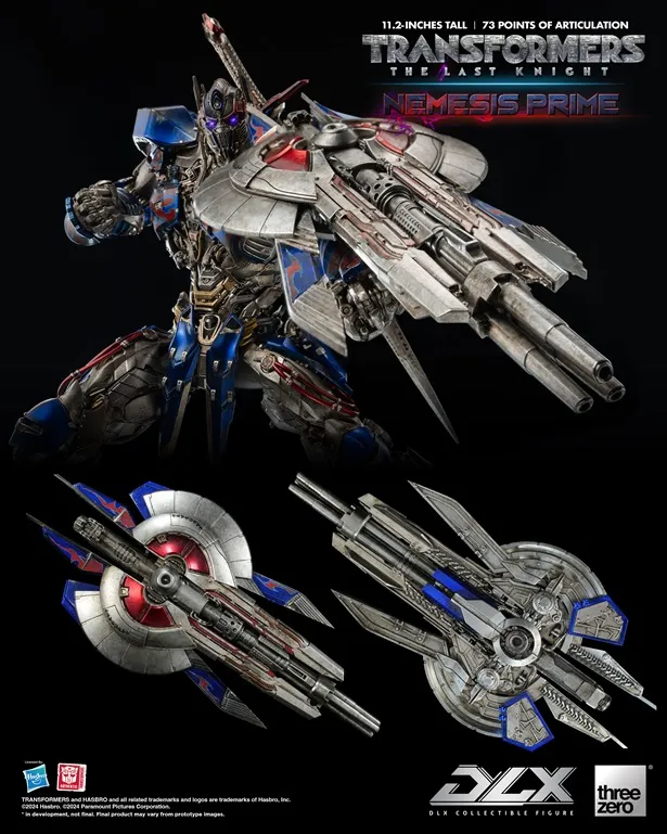 Nemesis Prime DLX Scale Collectible Figure | Transformers: The Last Knight | threezero