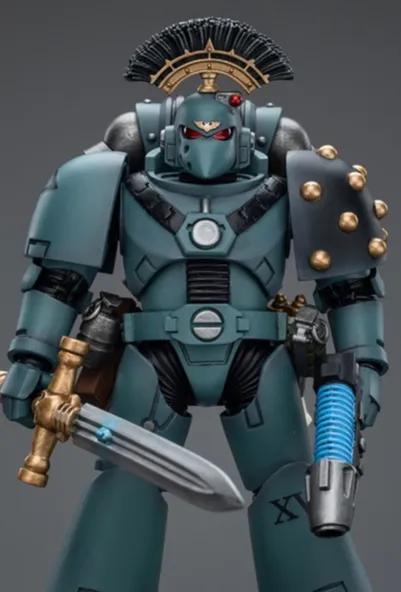 Sons of Horus MKVI Tactical Squad Sergeant with Power Sword 1/18 Scale | Warhammer 40K: The Horus Heresy | Joy Toy