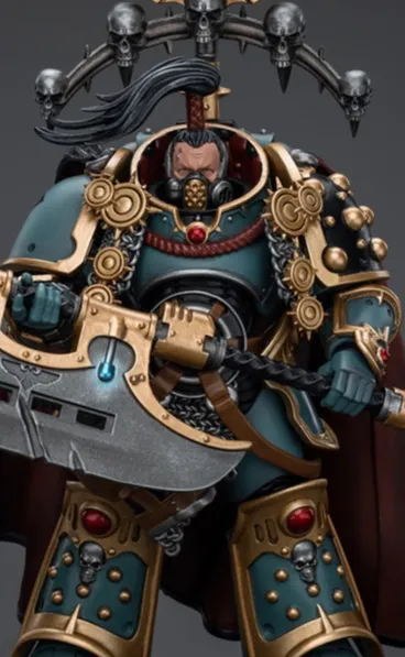 Sons of Horus Legion Praetor with Power Axe 1/18 Scale | Warhammer 40K: The Horus Heresy | Joy Toy