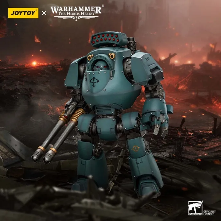 Sons of Horus Contemptor Dreadnought with Gravis Autocannon 1/18 Scale | Warhammer 40K: The Horus Heresy | Joy Toy 
